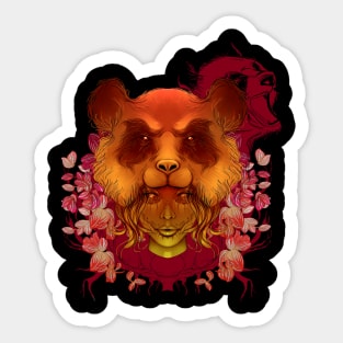 Animal Tribute Spirit Collection Panda Bear Sticker